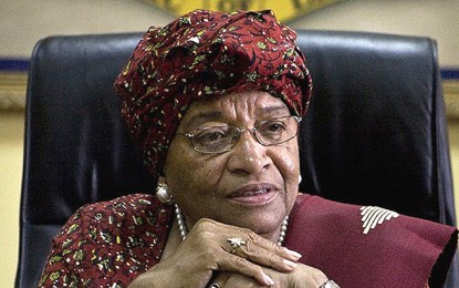 MRS. ELLEN JOHNSON SIRLEAF LEADS IN LIBERIA’S PRESIDENTIAL ELECTION