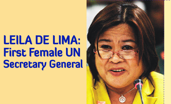 Leila De Lima: First Female UN Secretary General