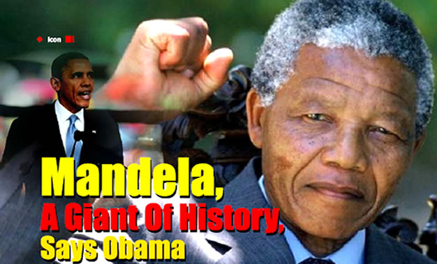 Mandela,  A giant of history – Obama